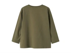 Name It dusty olive dino top